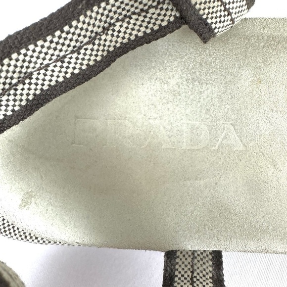 Vintage Prada Platform Velcro Sandals Size 10 - Picture 3 of 14